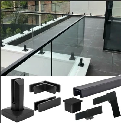 Spigot glassrekkverksystem